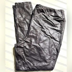 Lularoe Luxe Gray Faux Leather leggings